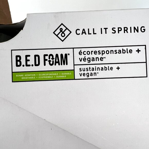 Sz 7.5 NWT Call It Spring Galaa Black Rhinestone Bow High Heels Women - Picture 14 of 14